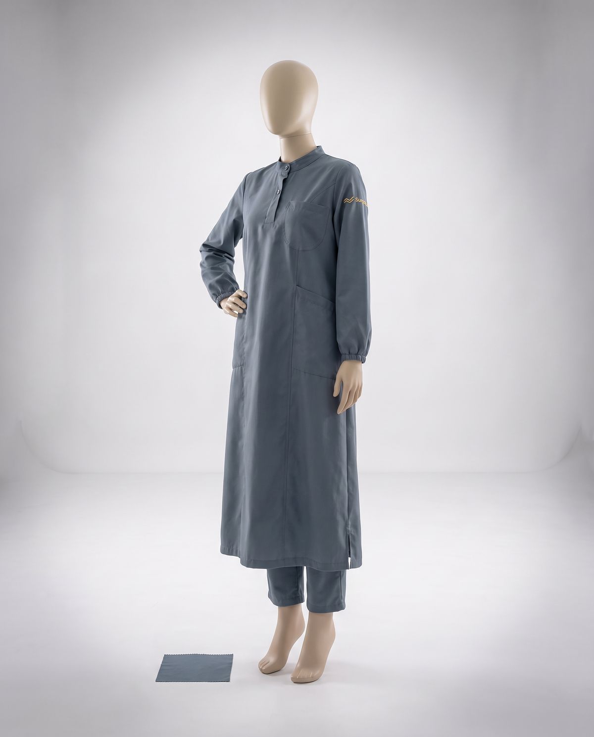 Modest Long Tunic Scrub Set — view 7