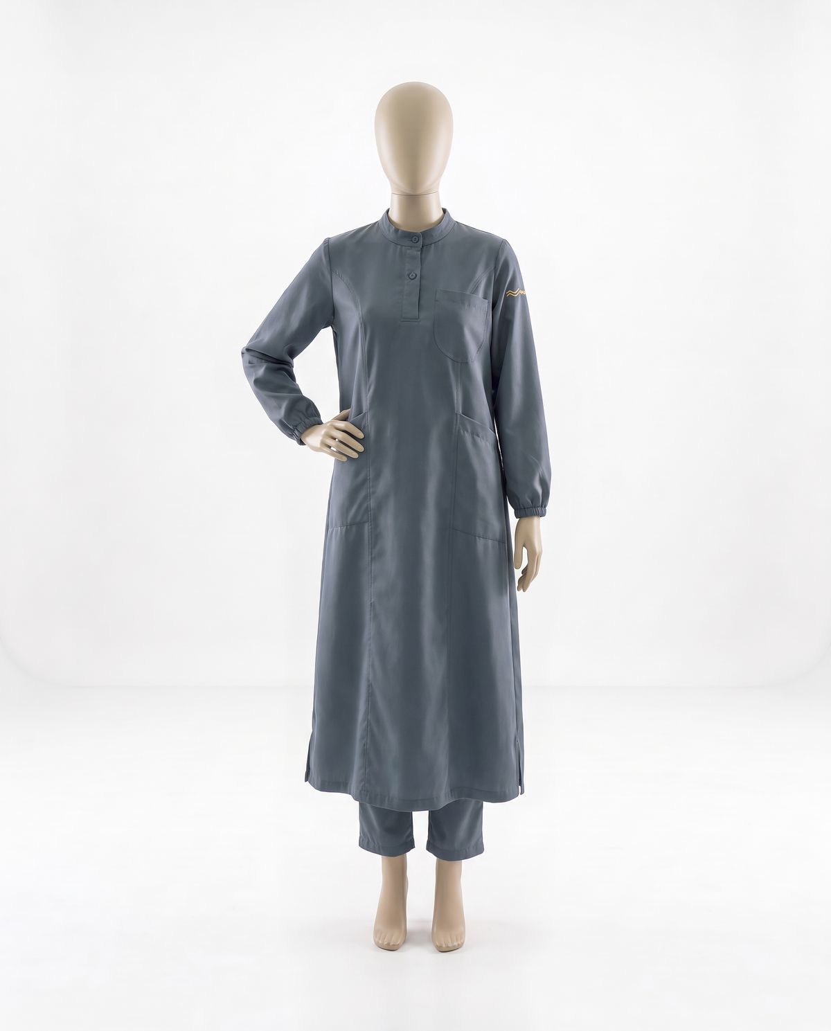 Modest Long Tunic Scrub Set — view 11