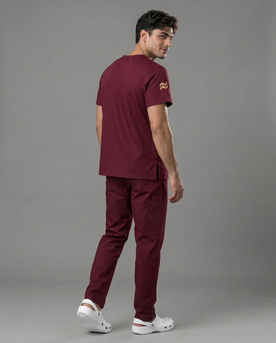 Water-Repellent Gabardine Scrub Set — view 6