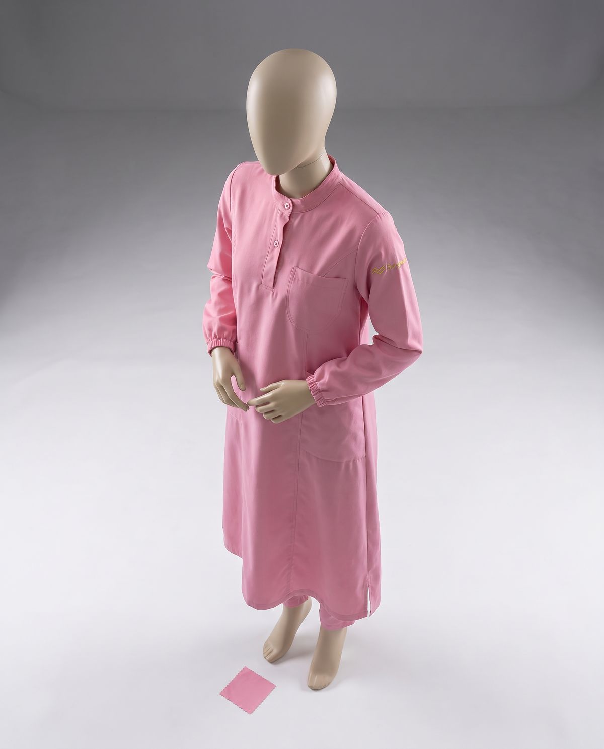 Modest Long Tunic Scrub Set — view 3