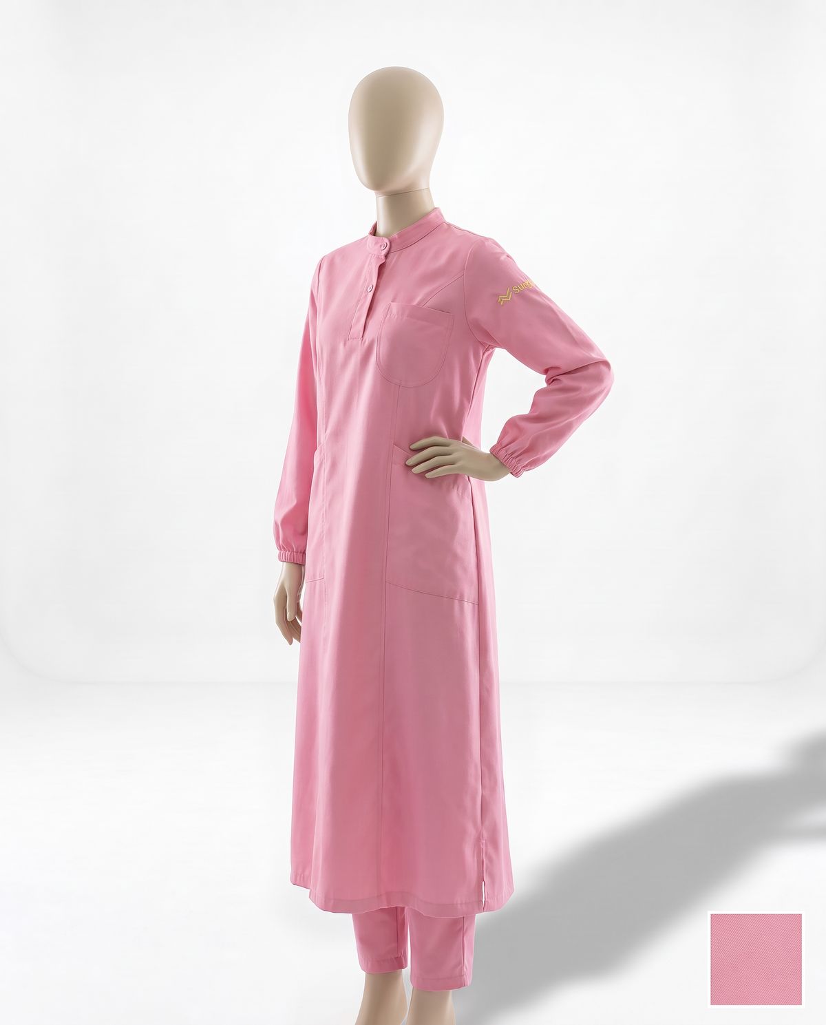 Modest Long Tunic Scrub Set — view 12