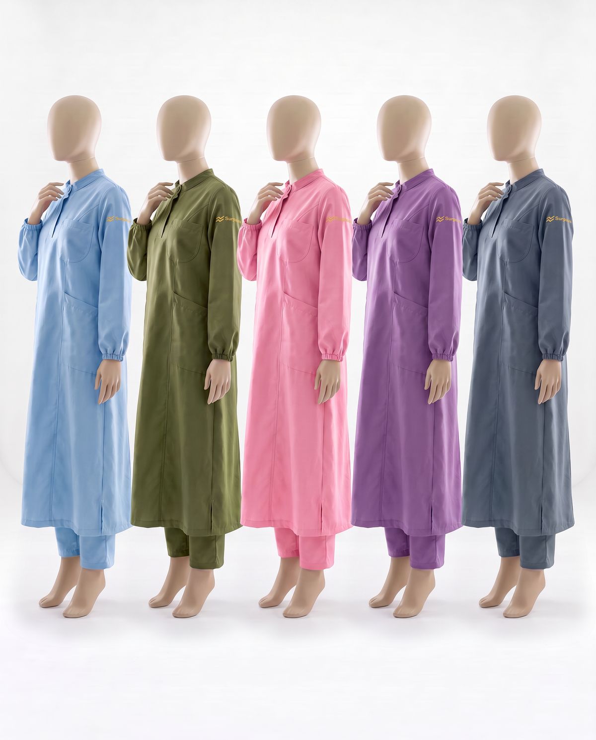 Modest Long Tunic Scrub Set — view 13