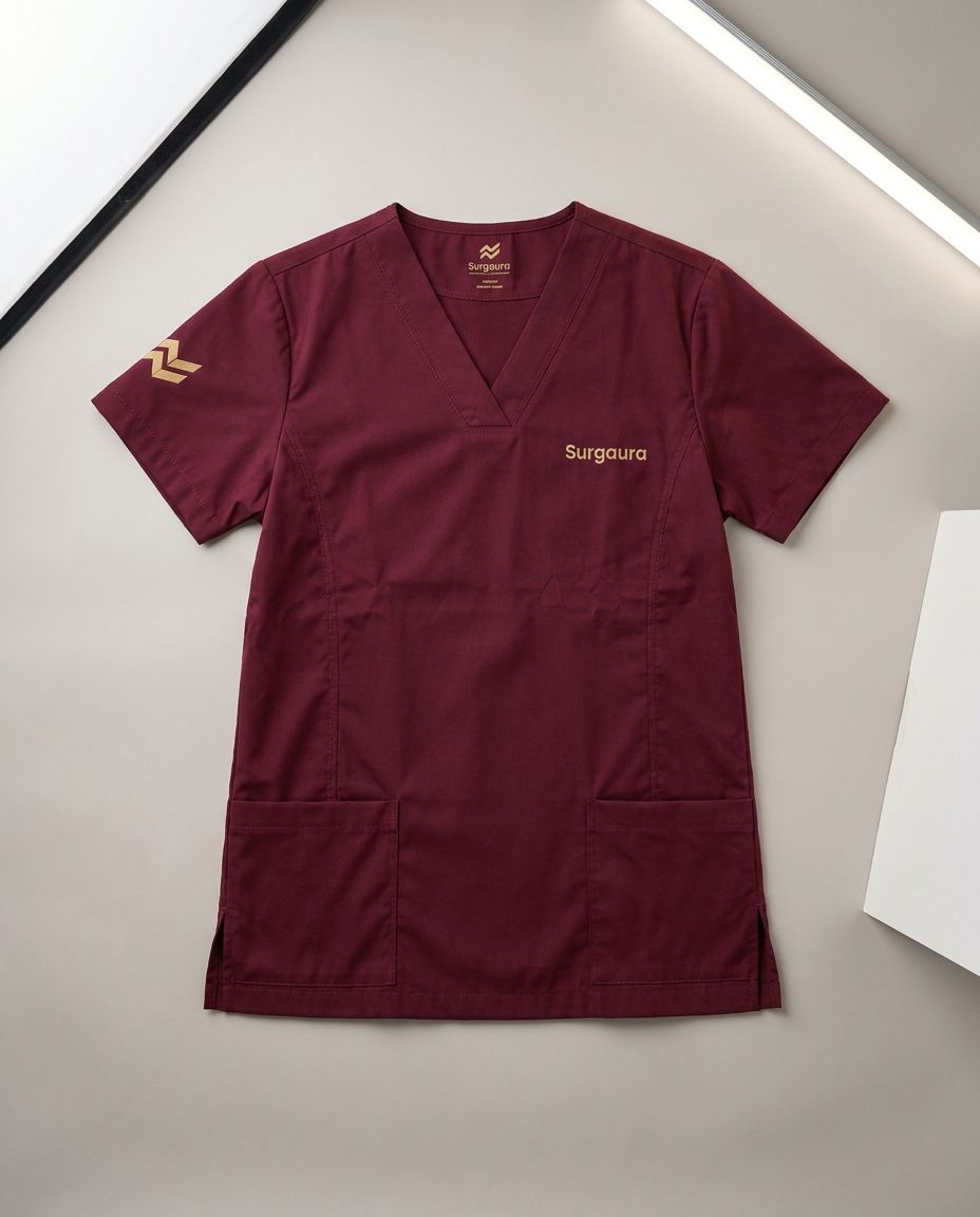 Water-Repellent Gabardine Scrub Set — view 15