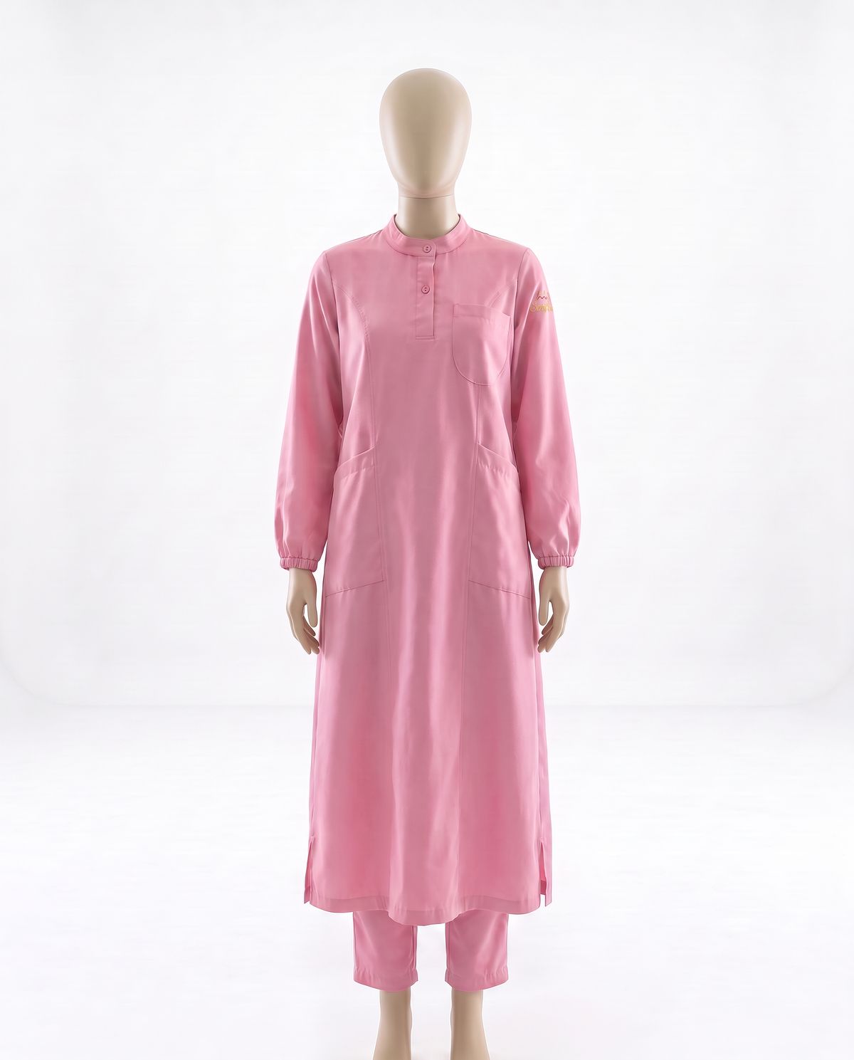 Modest Long Tunic Scrub Set — view 4