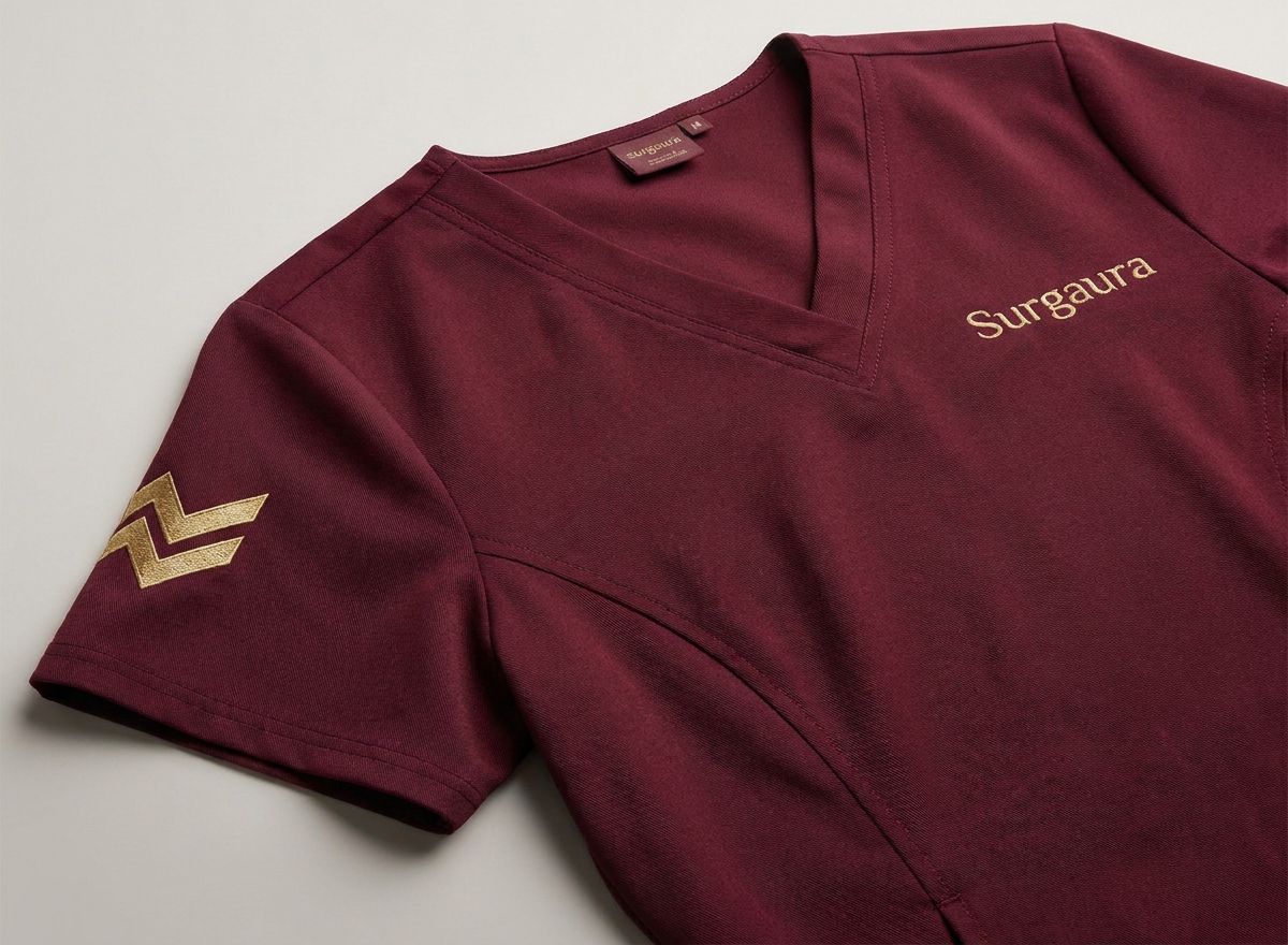 Water-Repellent Gabardine Scrub Set — view 14