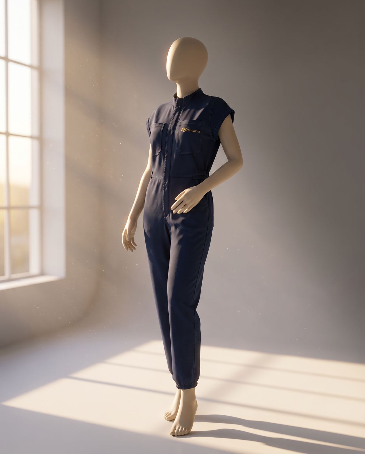 Women's jumpsuit scrub — view 4