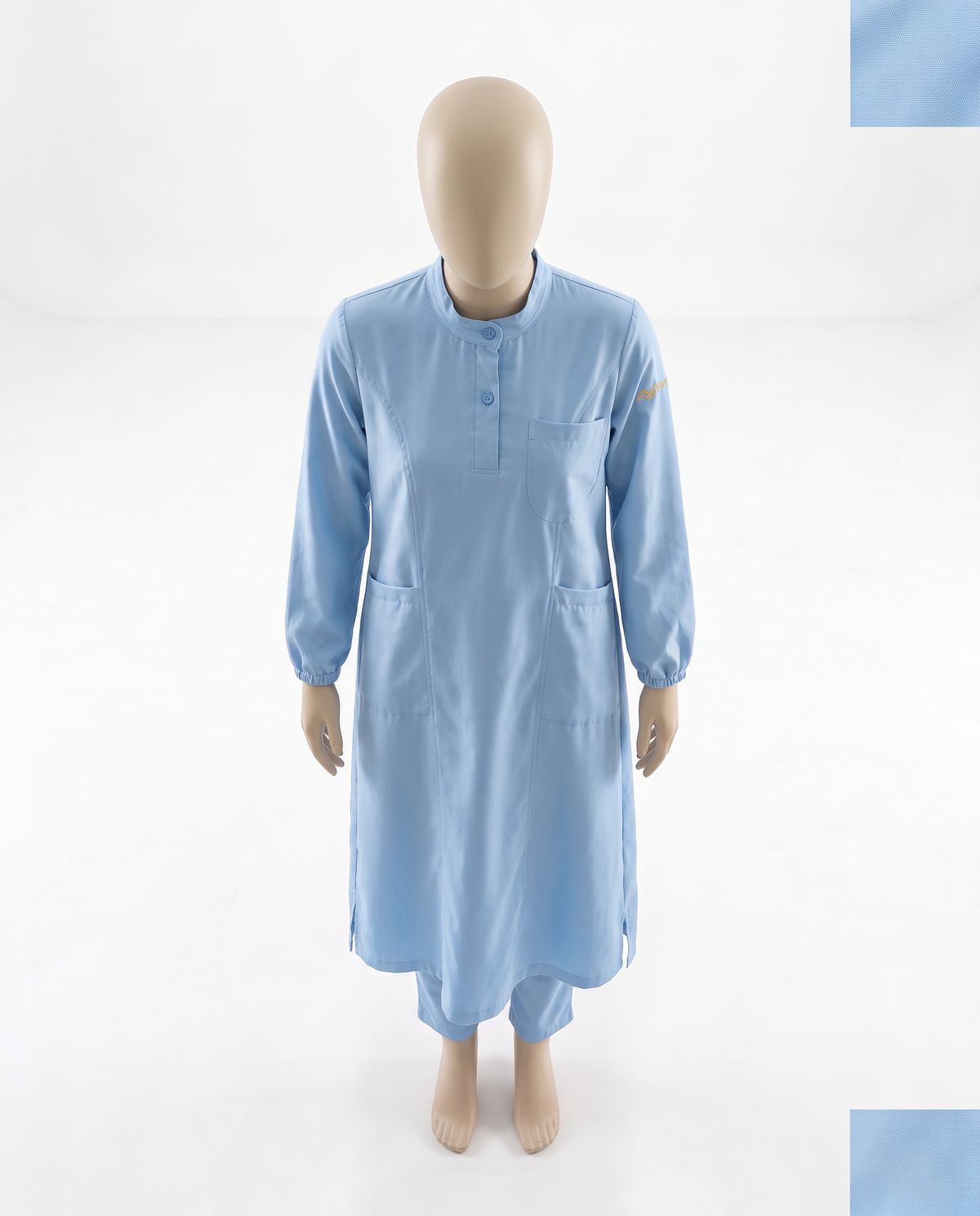 Modest Long Tunic Scrub Set — view 10