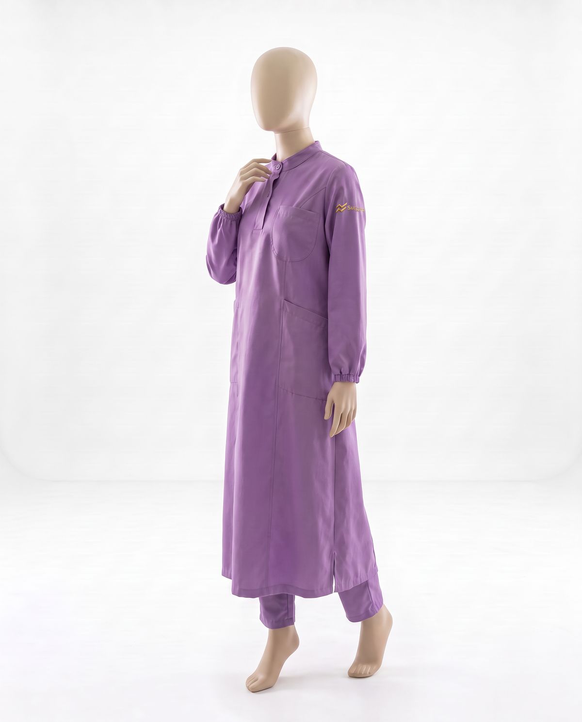 Modest Long Tunic Scrub Set — view 5