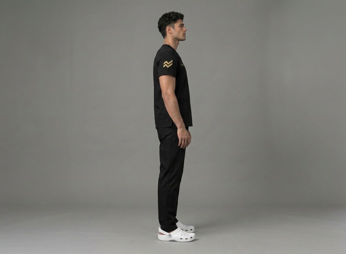 Water-Repellent Gabardine Scrub Set — view 10