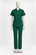 Modern Mandarin Collar Scrub Set thumbnail 15
