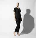 Water-Repellent Gabardine Notch-Neck Scrub Set thumbnail 2