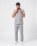 Modern Mandarin Collar Scrub Set thumbnail 10