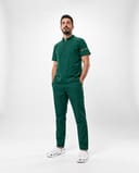 Modern Mandarin Collar Scrub Set thumbnail 3